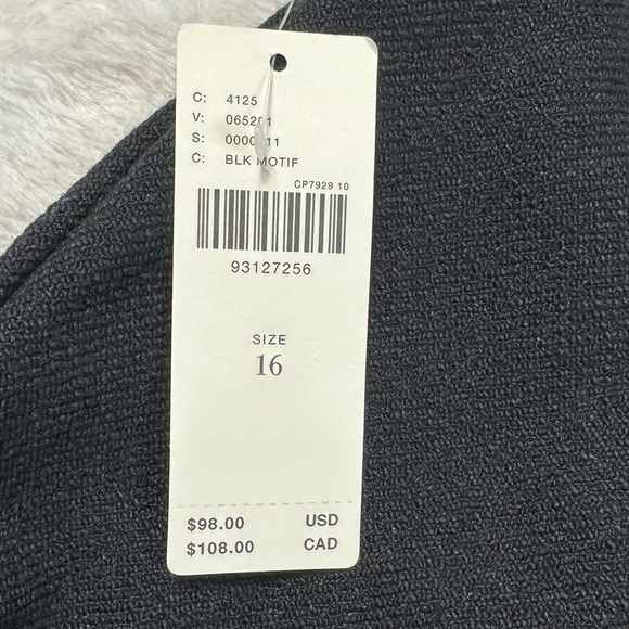 NWT Anthropologie Maeve Skirty Short Black and White Classic Evening Summer Date - Picture 12 of 16